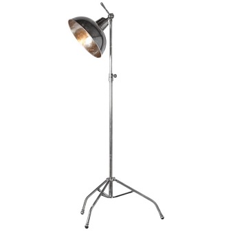 Industrialna lampa podłogowa Baltic mosiężna